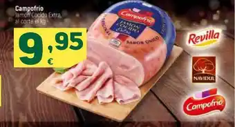 HiperDino Campofrio jamón cocido extra al corte el kg oferta