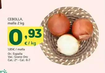 HiperDino Cebolla malla oferta