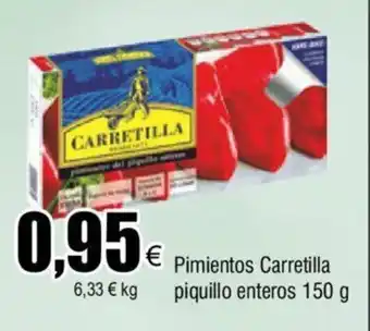 FROIZ Pimientos Carretilla Piquillo Enteros 150g oferta
