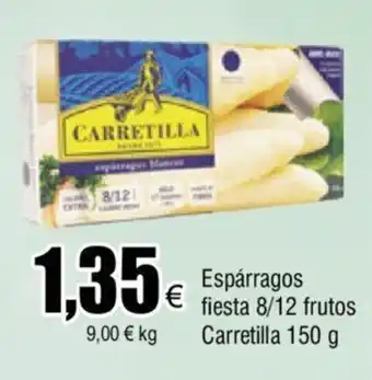 FROIZ Espárragos Fiesta 8/12 Frutos Carretilla 150g oferta