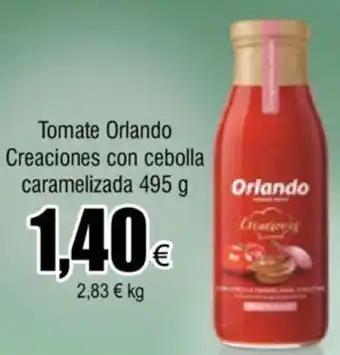 FROIZ Tomate Orlando Creaciones Con Cebolla Caramelizada 495g oferta