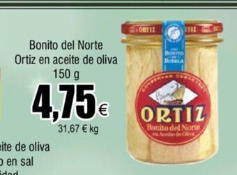 FROIZ Bonito Del Norte Ortiz En Aceite De Oliva 150g oferta