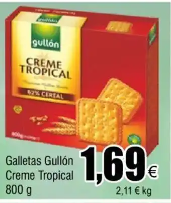 FROIZ Galletas Gullón Creme Tropical 800g oferta