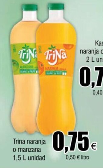 FROIZ Trina Naranja o Manzana 1.5L Unidad oferta