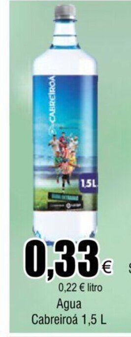 FROIZ Agua Cabreiroá 1.5L oferta