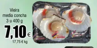FROIZ Vieira Media Concha 3u 400g oferta