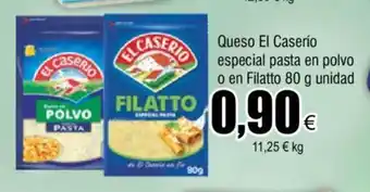 FROIZ Queso el Caserio Especial Pasta En Polvo o En Filatto 80g Unidad oferta