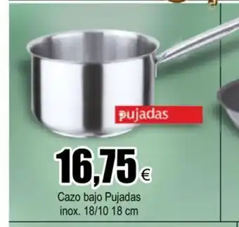 FROIZ Cazo Bajo Pujadas Inox. 18/10 18cm oferta