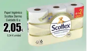 FROIZ Papel Higiénico Acottex Dermo Ciudado 6u oferta