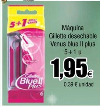FROIZ Máquina Gillette Desechable Venus Blue II Plus 5+1 u oferta