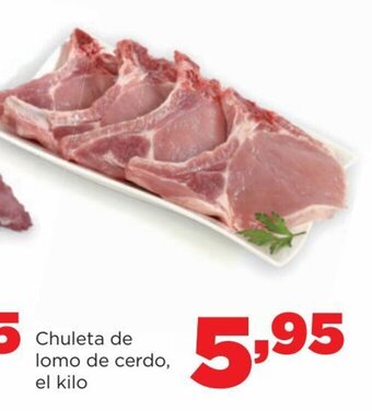 Alimerka Chuleta de Lomo de Cerdo, el Kilo oferta