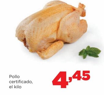 Alimerka Pollo Certificado, el Kilo oferta