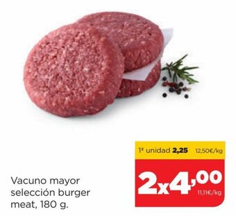 Alimerka Vacuno Mayor Selección Burger Meat, 180g oferta