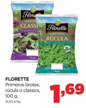 Alimerka Florette Primeros Brotes, Rúcula o Classics, 100g oferta