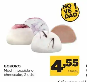 Alimerka Gokoro Mochi Nocciola o Cheescake, 2 uds oferta