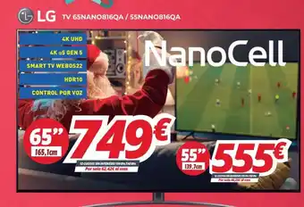 Mi electro LG Tv 65NANO816QA oferta