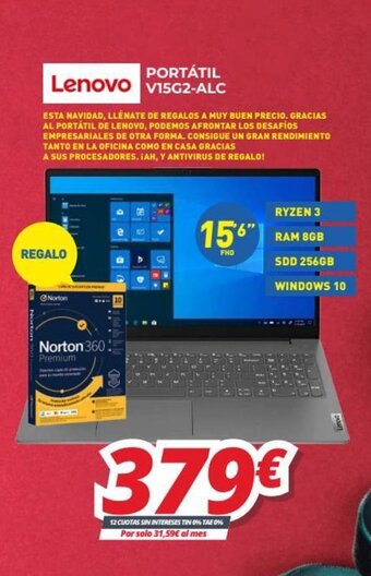 Mi electro Lenovo Portátil V15G2-ALC oferta