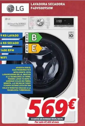 Lavadora Secadora F4DV500950W