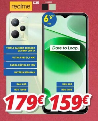 Mi electro Realme C35 oferta