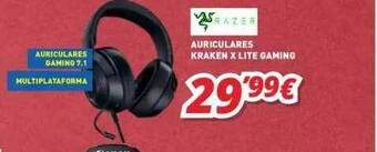 Auriculares kraken x lite gaming