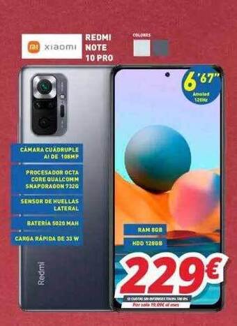 Mi electro Redmi note 10 pro xiaomi oferta