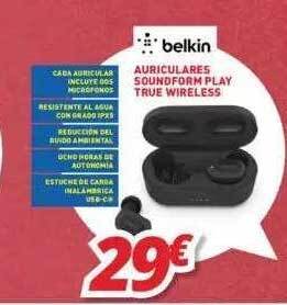 Mi electro Belkin auriculares soundform play true wireless oferta