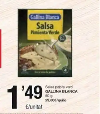 SPAR Fragadis Salsa pebre verd gallina blanca oferta