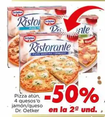 Proxi Pizza atún 4 quesos o jamón-queso dr. oetker oferta