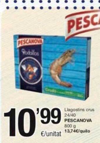 SPAR Fragadis Llagostins crus 24 40 pescanova oferta