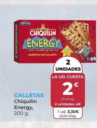 SPAR Gran Canaria Galletas chiquilín energy oferta