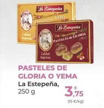 SPAR Gran Canaria Pasteles de gloria o yema la estepeña oferta