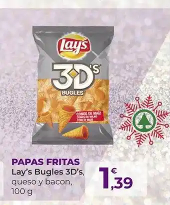 SPAR Gran Canaria Papas fritas lay's bugles 3d's queso y bacon oferta