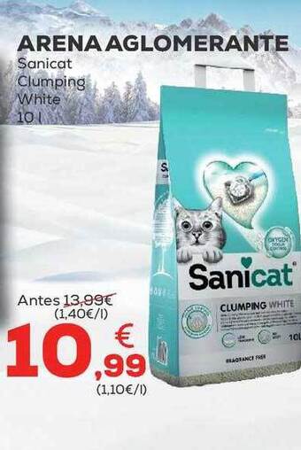Kiwoko Arena aglomerante sanicat clumping white oferta