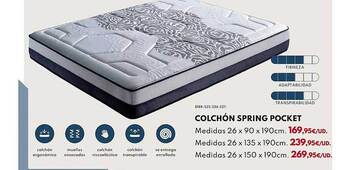 BricoCentro Colchón spring pocket oferta