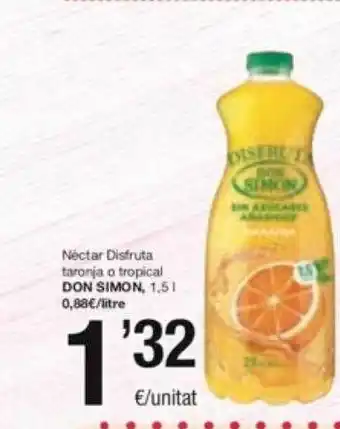 SPAR Fragadis Néctar disfruta taronja o tropical don simon oferta