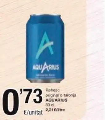 SPAR Fragadis Refresc original o taronja aquarius oferta