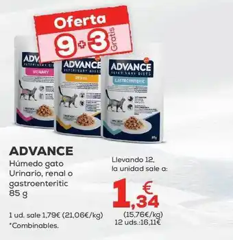 Kiwoko Advance húmedo gato urinario renal o gastroenteritic oferta