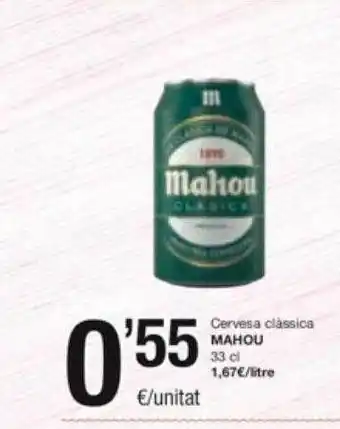 SPAR Fragadis Cervesa clàssica mahou oferta