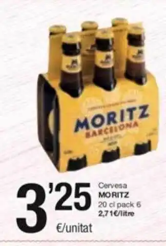 SPAR Fragadis Cervesa moritz oferta