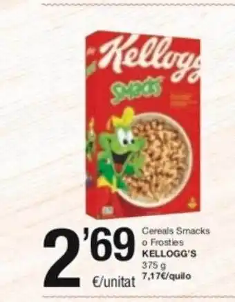 SPAR Fragadis Cereals smacks o frosties kellogg's oferta