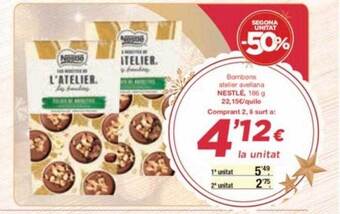 SPAR Fragadis Segona unitat -50% bombons atelier avellana nestlé oferta