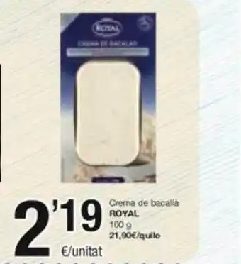 SPAR Fragadis Crema de bacallà royal oferta