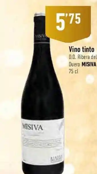Supermercados Deza Vino tinto d.o ribera del duero misiva oferta