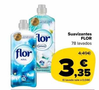 Carrefour Market Suavizantes flor 78 lavados oferta