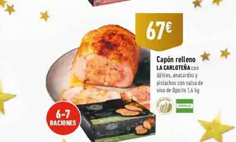 Capón relleno la carloteña