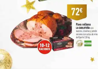 Supermercados Deza Pavo relleno la carloteña oferta