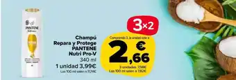 Carrefour Market Champú repara y protege pantene nutri pro-v oferta