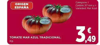 El Corte Inglés Tomate mar azul tradicional oferta