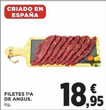 El Corte Inglés Filetes 1aa de angus oferta