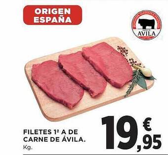 El Corte Inglés Filetes 1aa de carne de ávila oferta